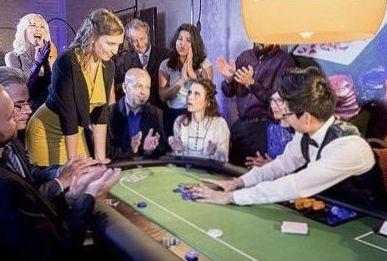 Casino Spieler am Tisch